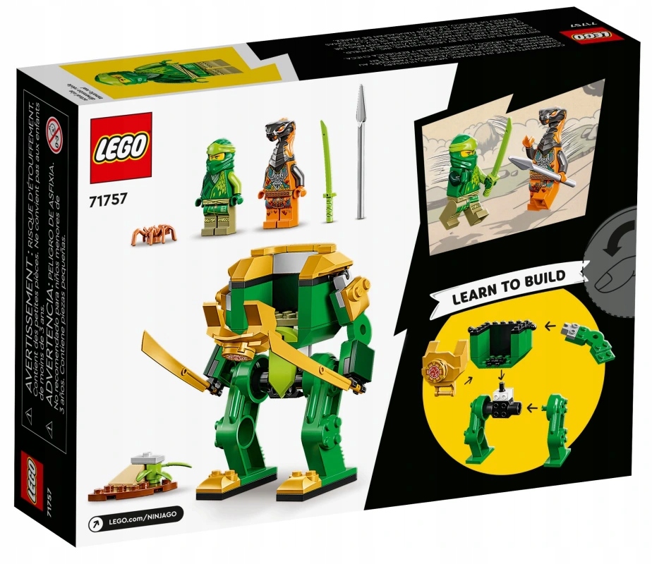 LEGO Ninjago 71757 Mech Ninja Lloyda Bitwa 4+ Marka LEGO