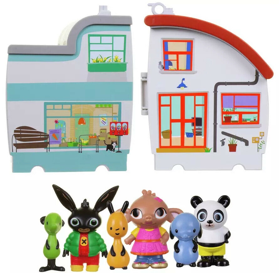 

Królik Bing Flop Sula Pando Domek Sklep 6 Figurek