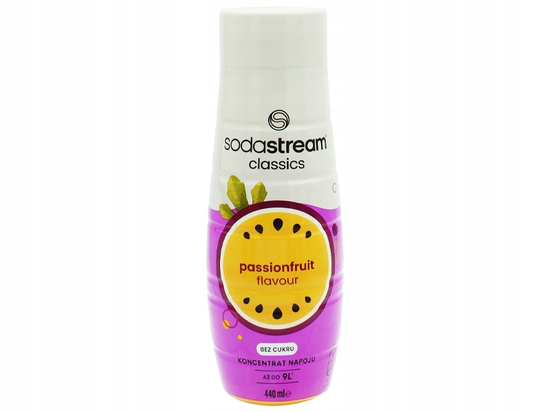 SYROP KONCENTRAT SODASTREAM PASSIONFRUIT ZERO MARAKUJA 9L NAPOJU Z 440ML Marka SodaStream