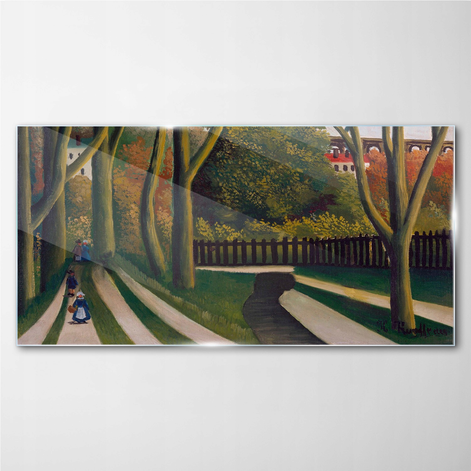 

Foto obraz szklany na ścianę Las ścieżki 100x50 cm
