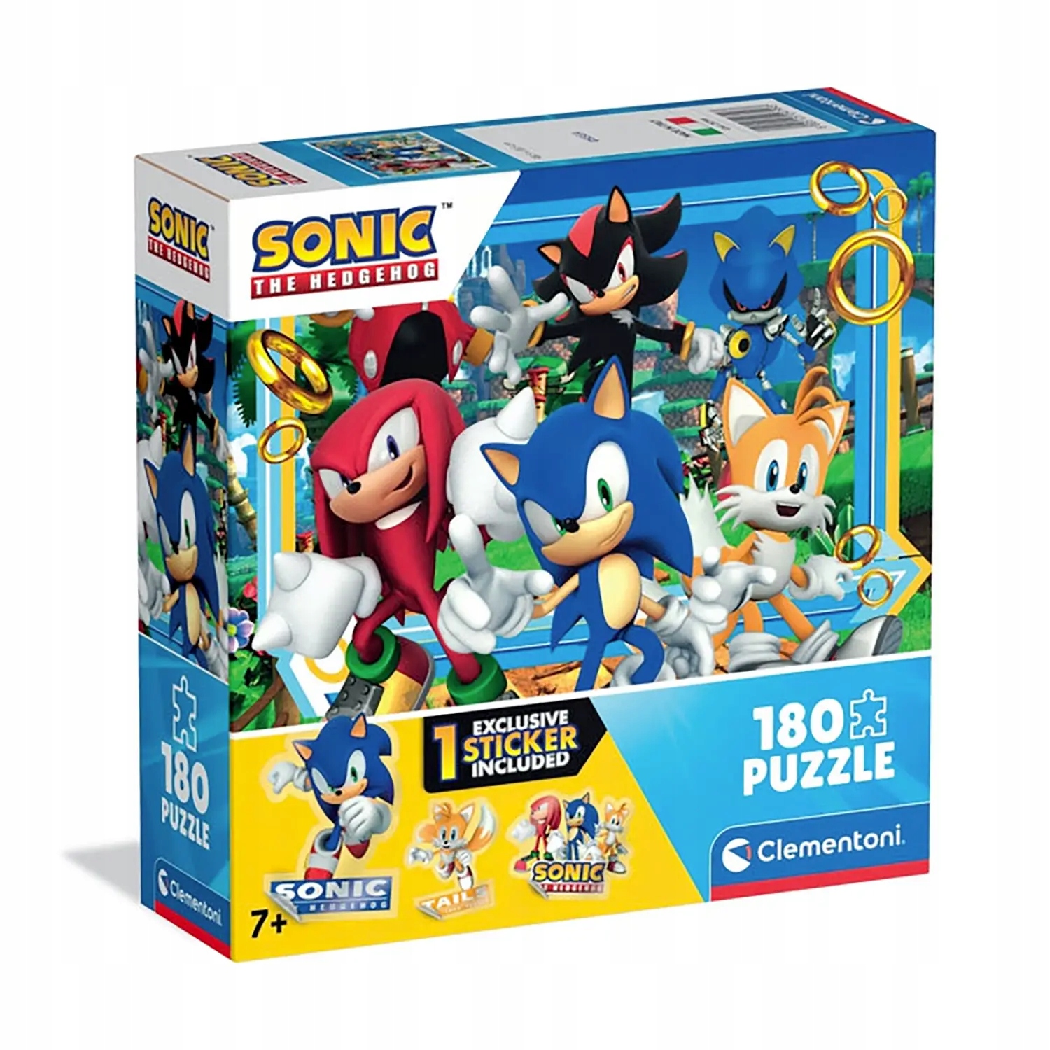 Puzzle super 180 elementów. Super kolor Sonic 4