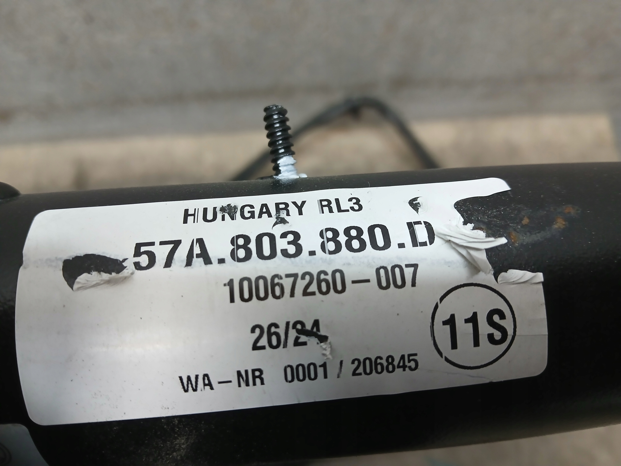 tow SKODA KAROQ 57A 57A803880D