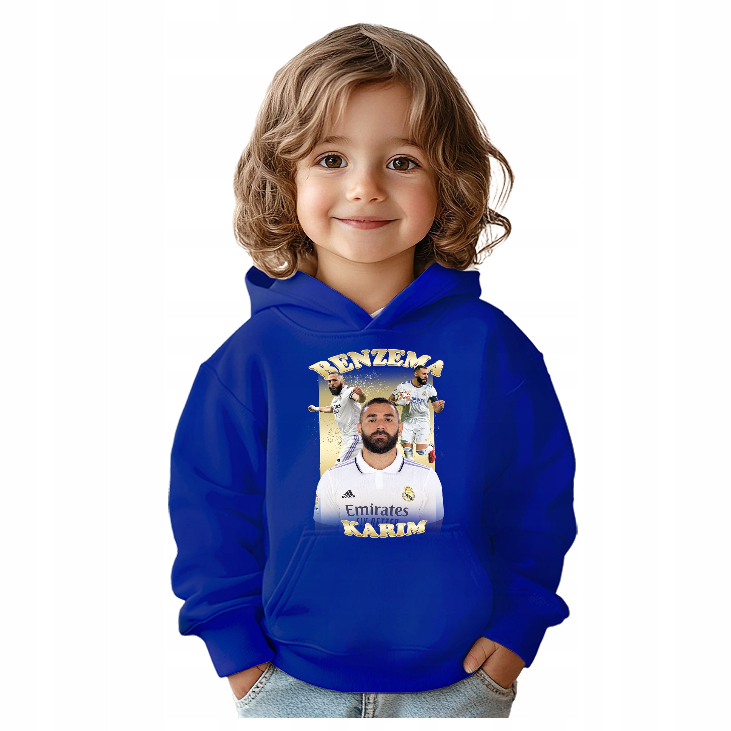 GYEREK PULÓVER KARIM BENZEMA FOCI 110-122 FIÚ LÁNY AJÁNDÉK