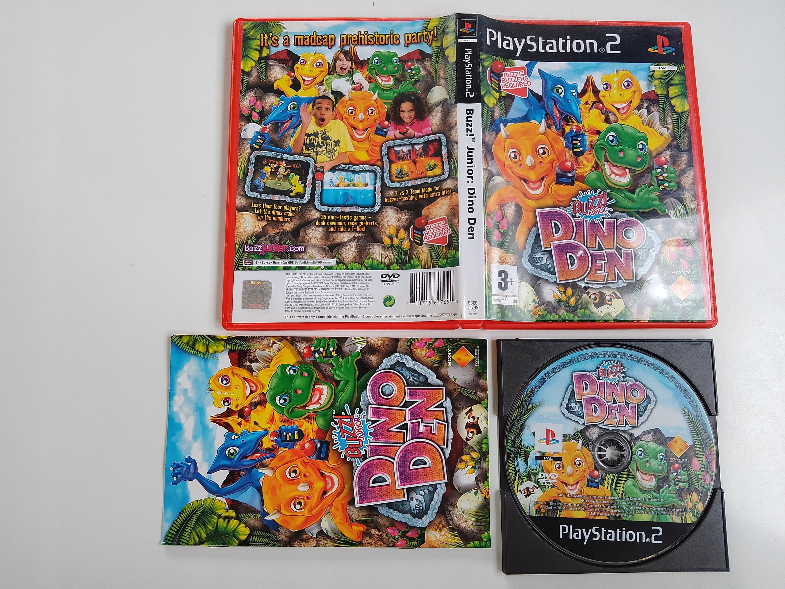 BUZZ JUNIOR DINO DEN PS2