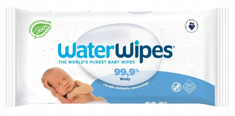 WATER WIPES CHUSTECZKI WATERWIPES DLA DZIECI 60SZ