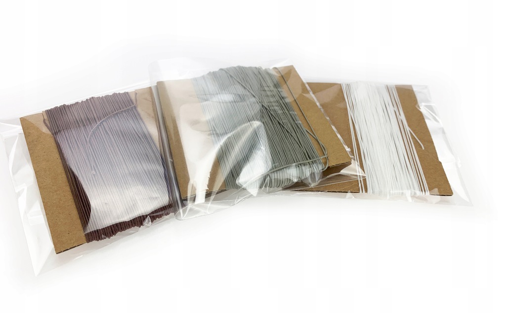 Markowy SZNUREK 0,8mm do plis Beżowy piaskowy 22m Marka inna marka