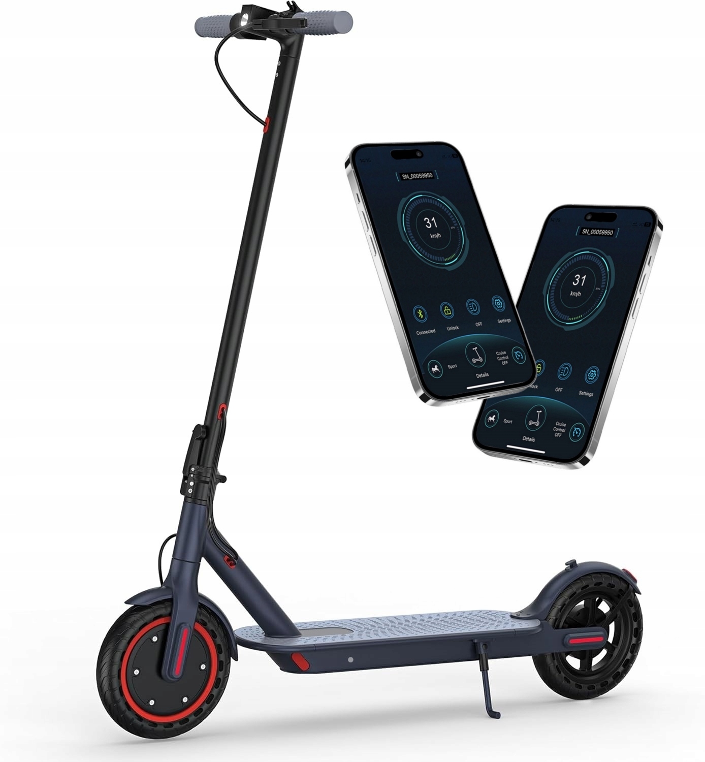 Juicease TX01 Max Skládací Elektrická Koloběžka 350W 36V 8.5" App