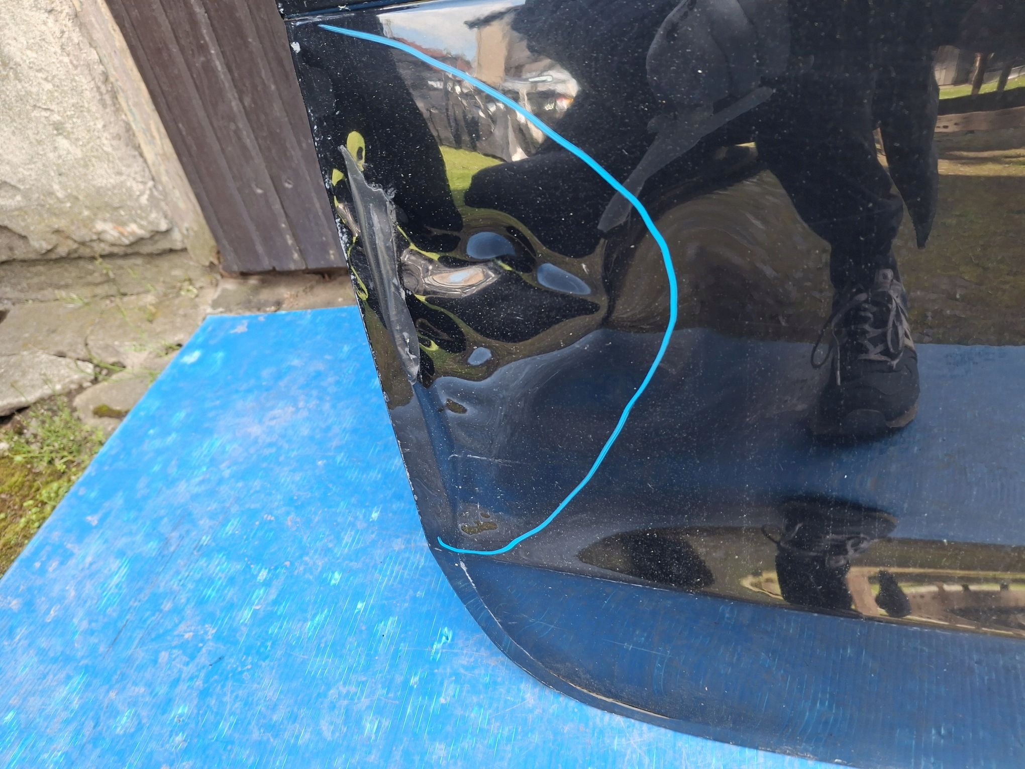 boot doors MERCEDES VITO below SZYBE W447 2014R->