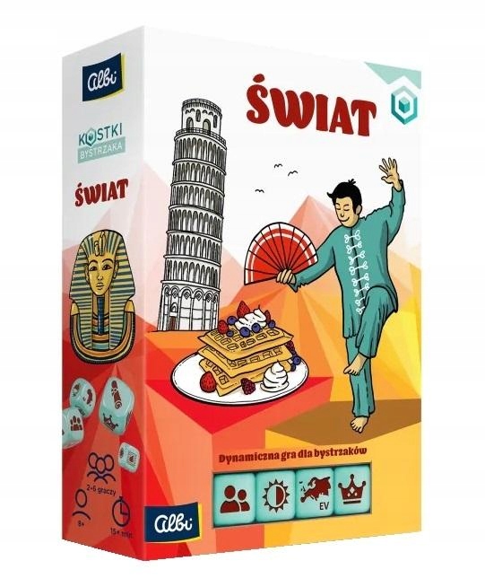 Gra Dla Dzieci Planszówka Zabawa Dla 9 Latka Kostki bystrzaka Świat Plansza