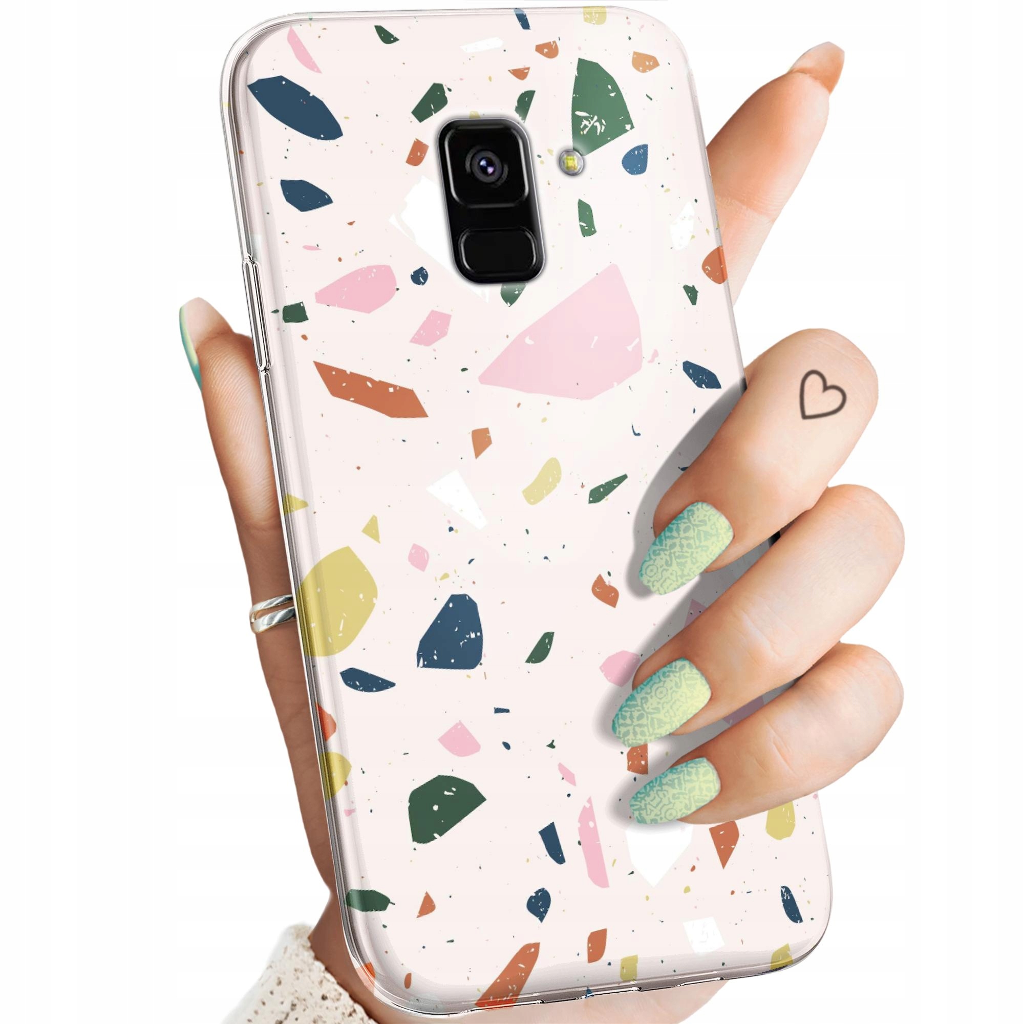 Etui Do Samsung Galaxy A5/A8 2018 Lastriko Terrazzo Terakota Obudowa