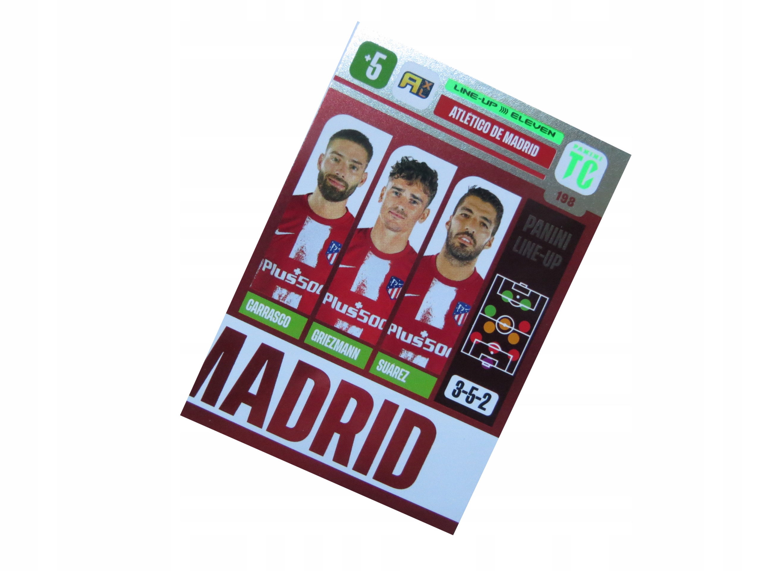 Panini Top Class Line-up Eleven Atletico 198