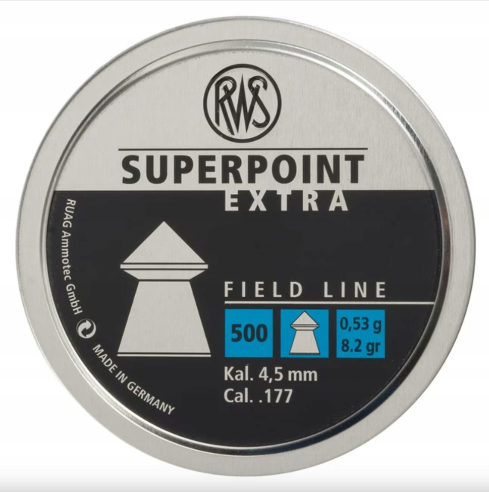 Śrut Rws Superpoint Extra 4,5mm 0,53 g 500 szt.