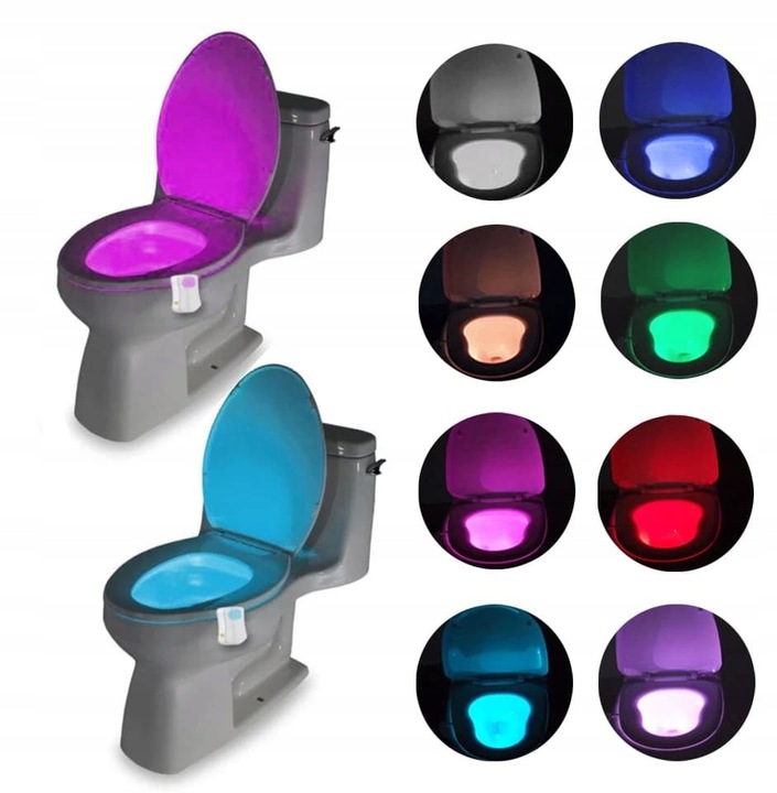 

Lampka Led Do Wc Toalety Czujnik Ruchu i Światła