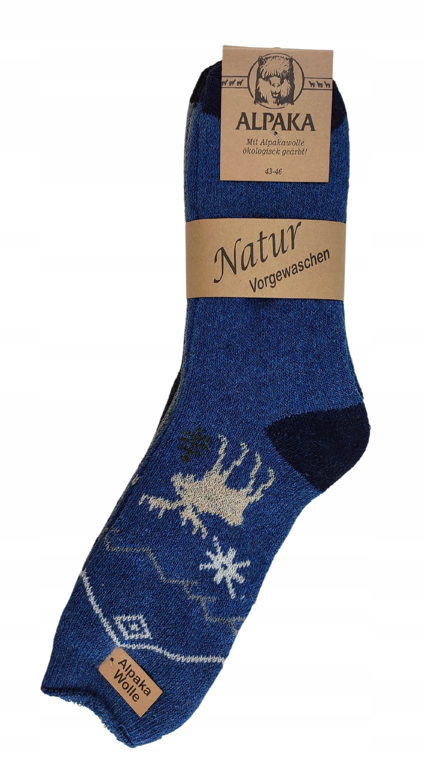 SKARPETY ALPAKA GRUBE SPARPETKI Z ALPAKI WEŁNIANE DAMSKIE 3-PAK 43-46 Materiał dominujący wełna