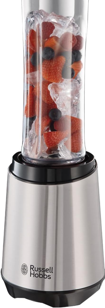 Personální Mixér 300 W Smoothie 600 ML Drtí Led Nerezová Ocel