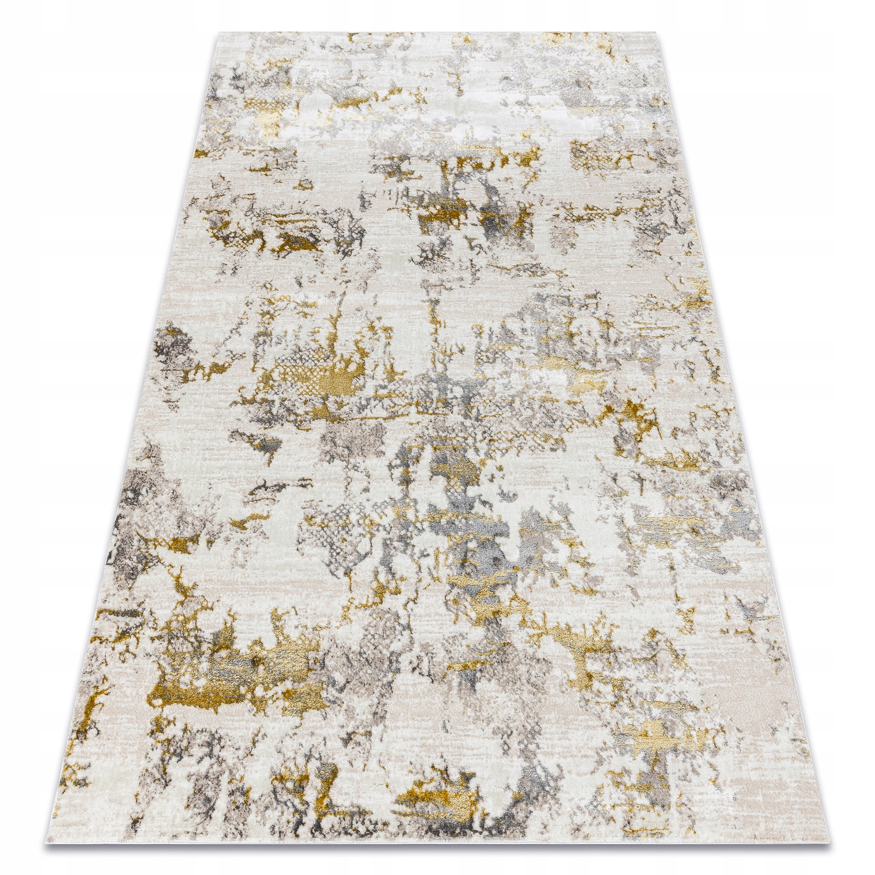 Dywan Do Salonu Glamour Abstrakcja krem nowoczesny strukturalny 180x270 cm