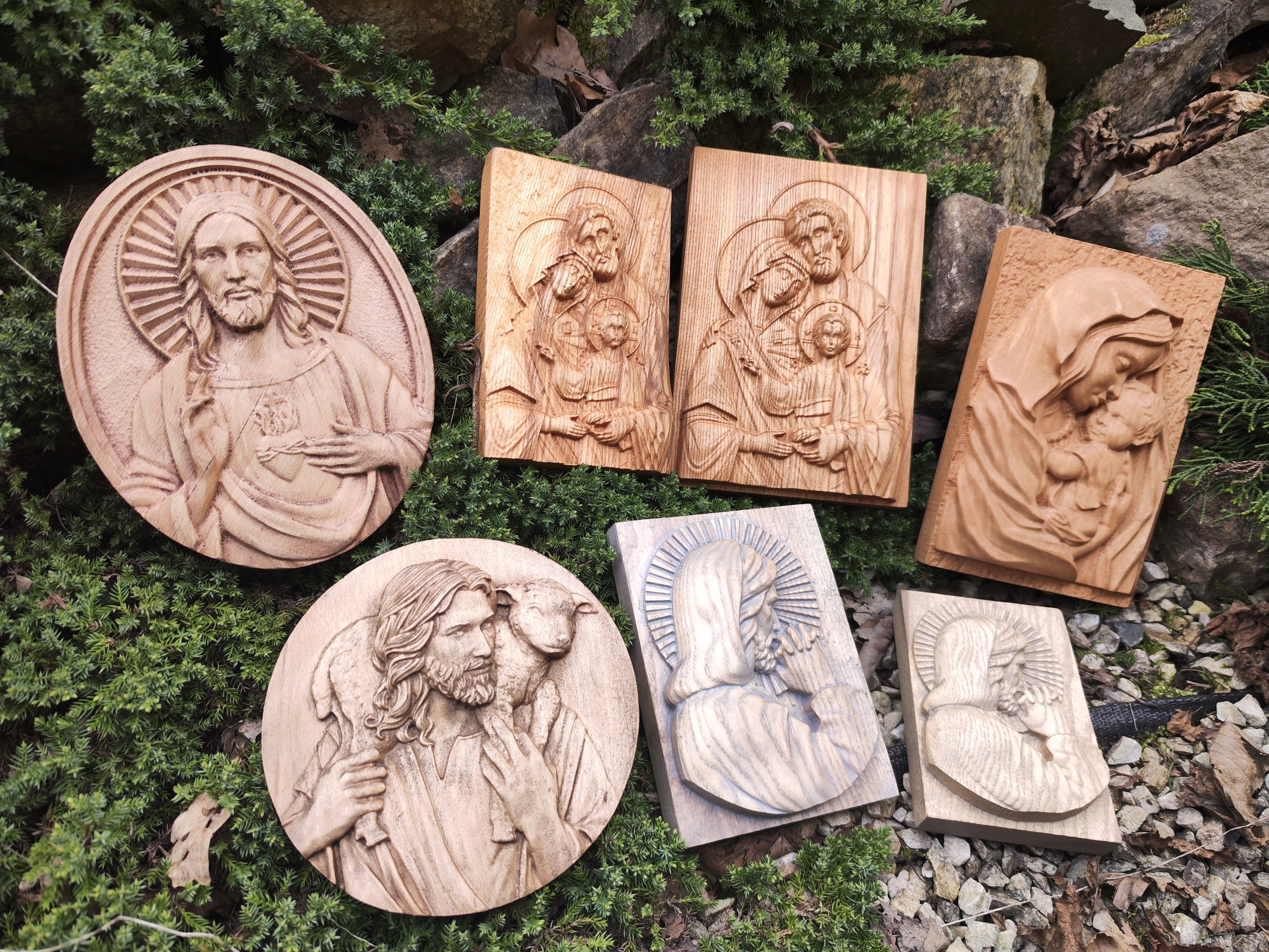 Obraz reliéf dárek jmeniny primice Ježíš Maria pro kněze