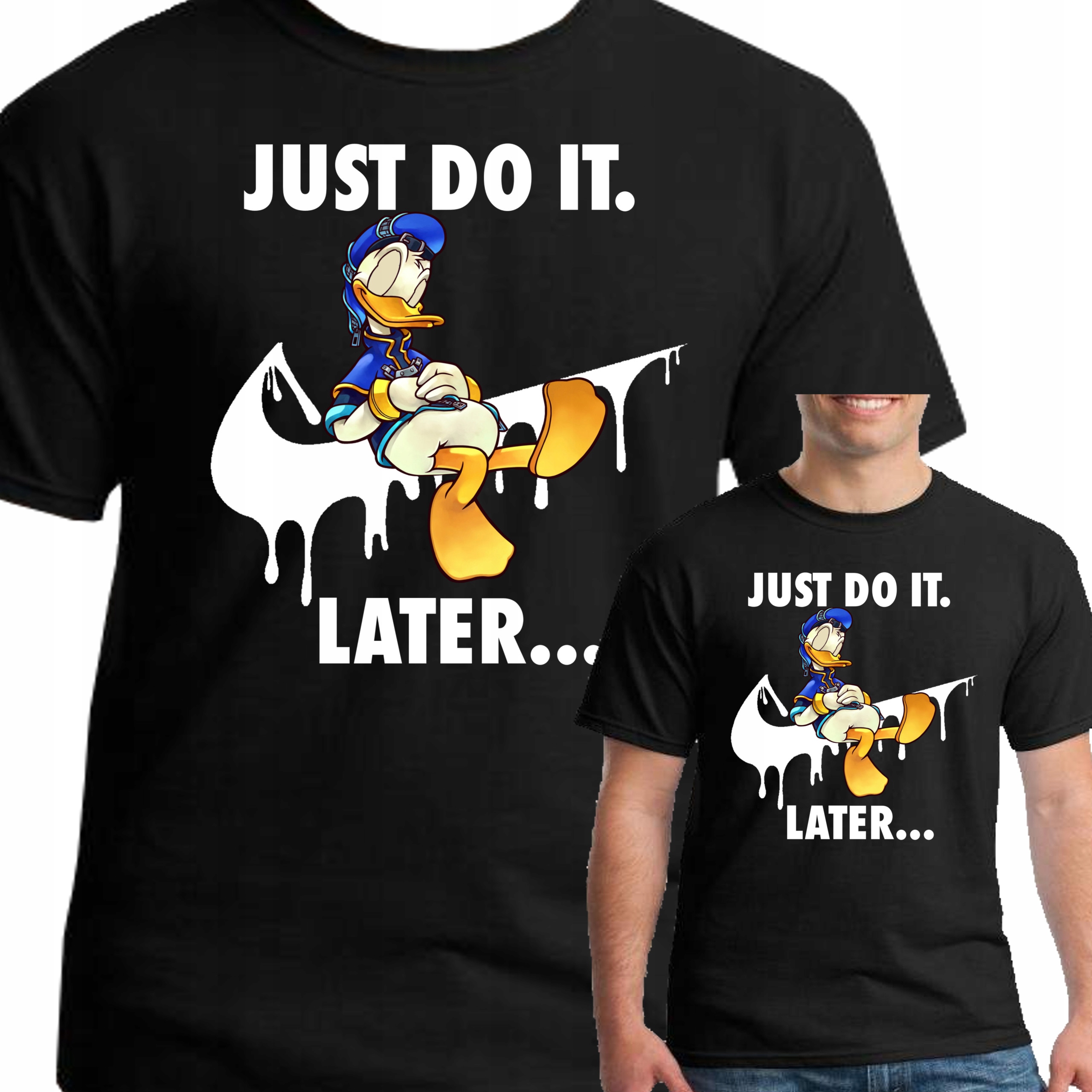 

Koszulka Kaczor Donald Just Do It XXL 0775 Czarna