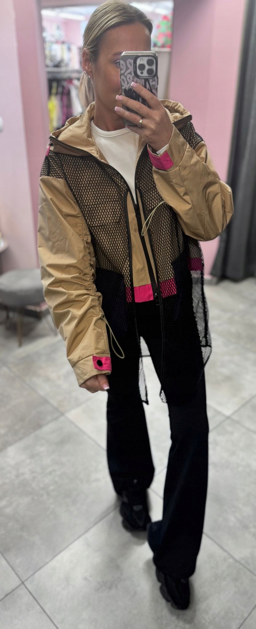 Stylová Dámská Bunda Ve Sportovním Stylu M/L