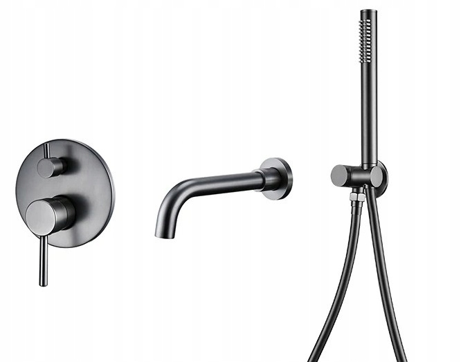 Podomietková vaňová batéria Gun Grey, šedá