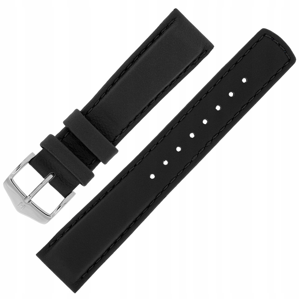 Pásek k hodinkám Hirsch 04002050-2-24 černý 24 mm