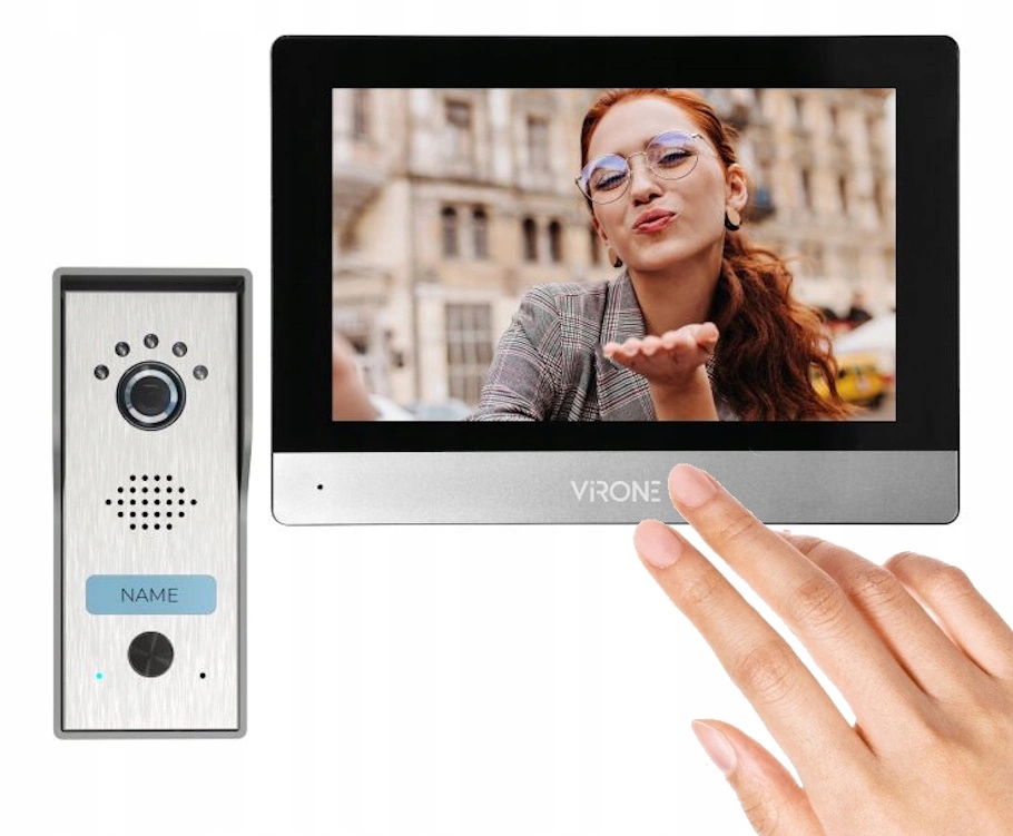 Videovrátnik Jednorodinný Acero Dotykový displej Full Hd Frama Bránka