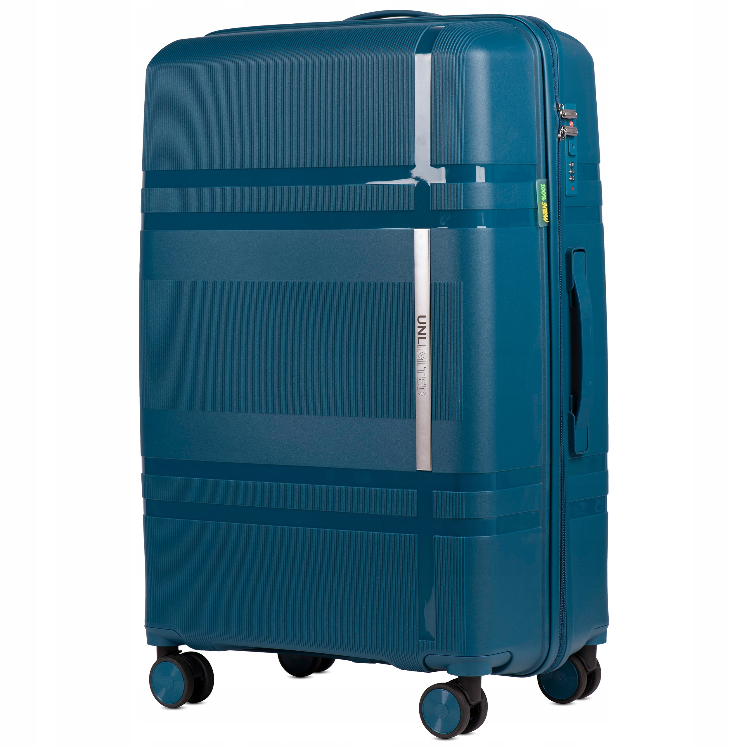 Niezniszczalna DUŻA WALIZKA podróżna XXL na kółkach TWARDA polipropylen Szerokość (dłuższy bok) 48 cm