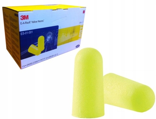 

Zatyczki do uszu 3M Soft pakowane po 2 szt
