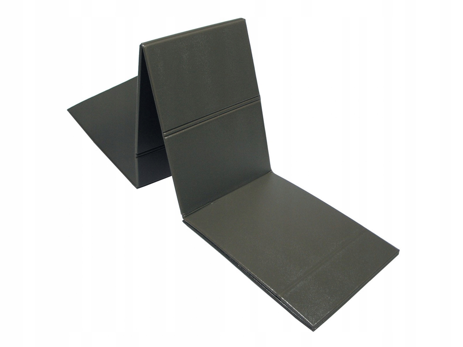 Skládací podložka na spaní, pohodlná, vzor bundeswehr 185x55 tmavě zelená