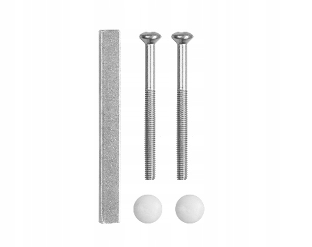 KLAMKA BISZKOPT OKRĄGŁY SZYLD BIAŁA Marka inna