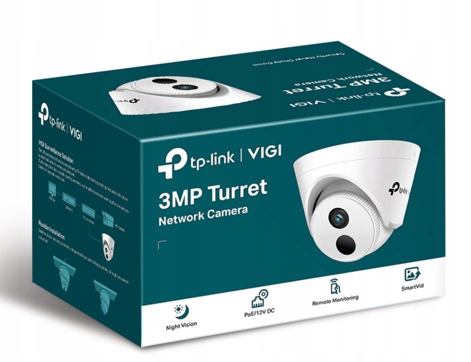 Tp-link Kamera sieciowa Vigi C400HP typu Turret, 3MP, 2.8mm