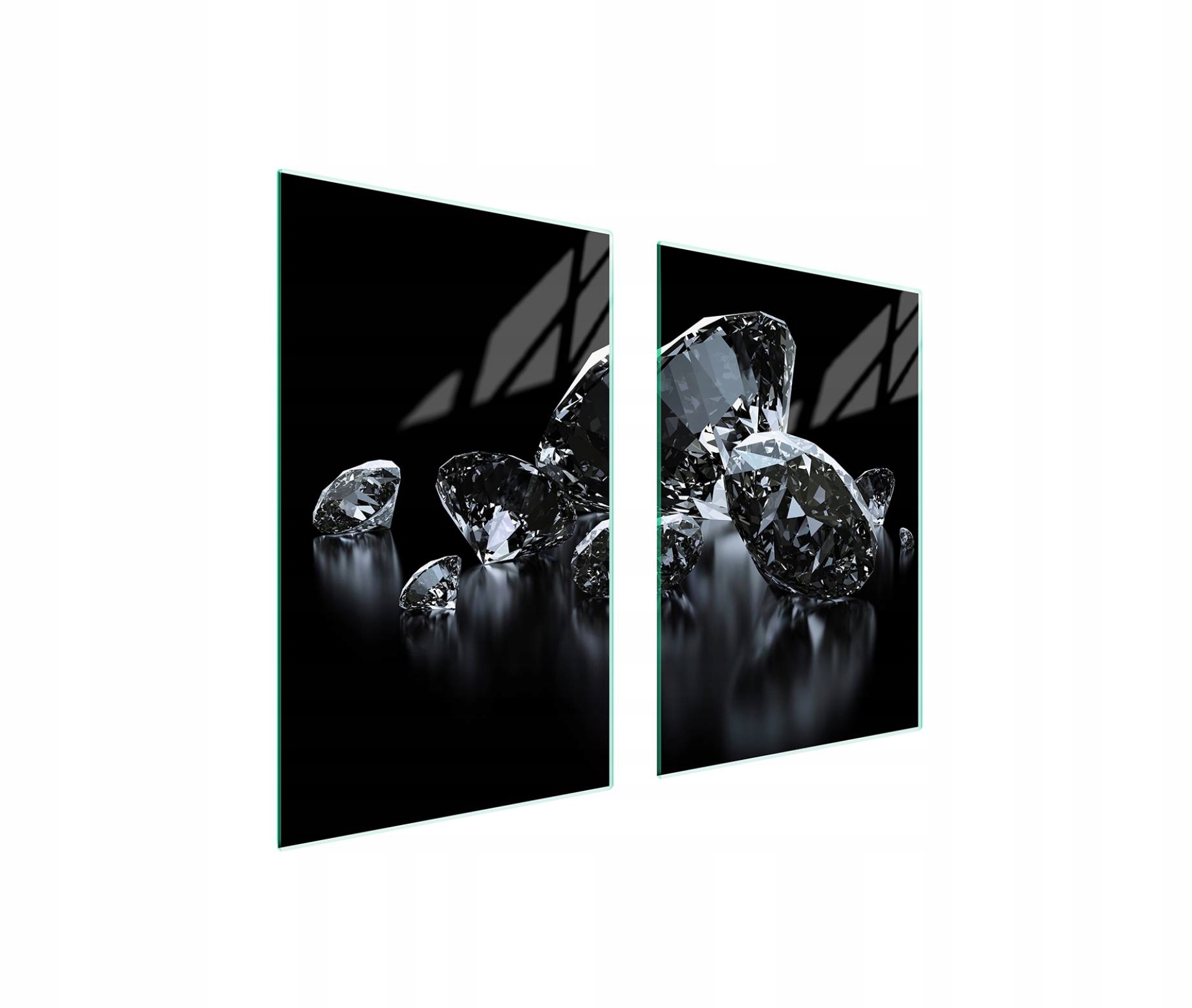 Skleněná ochranná deska na sporák 65x52 Diamant Kalené sklo 7v1