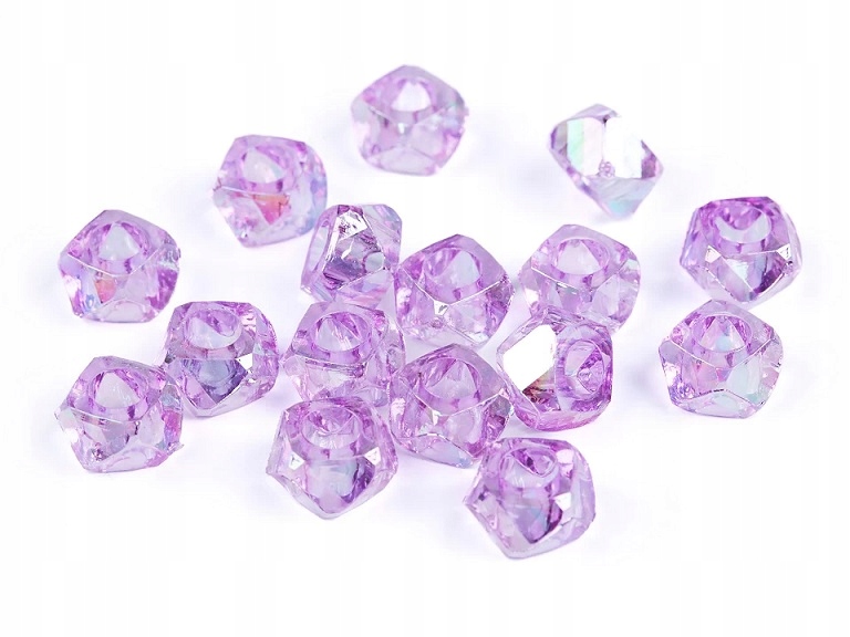 Kryształki akrylowe diamenty 8x13mm wrzos opal