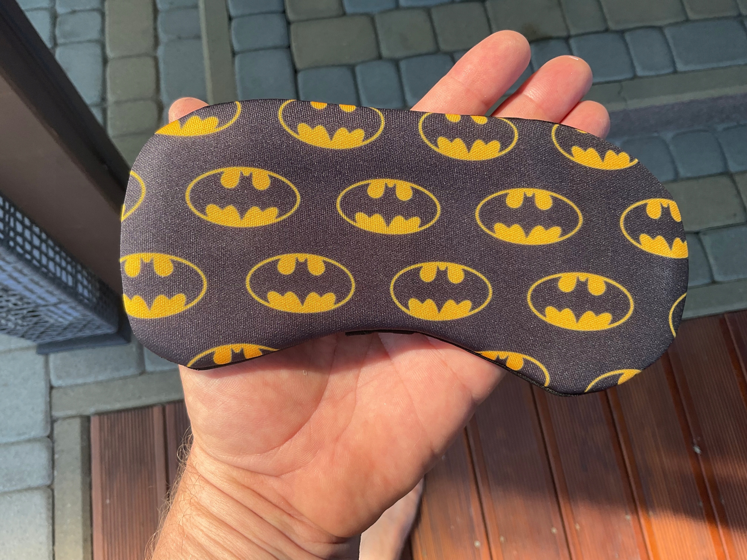 OPASKA NA OCZY MASKA DO SPANIA RELAKSU BATMAN MARVEL NIETOPERZ OLDMAN Kolor wielokolorowy