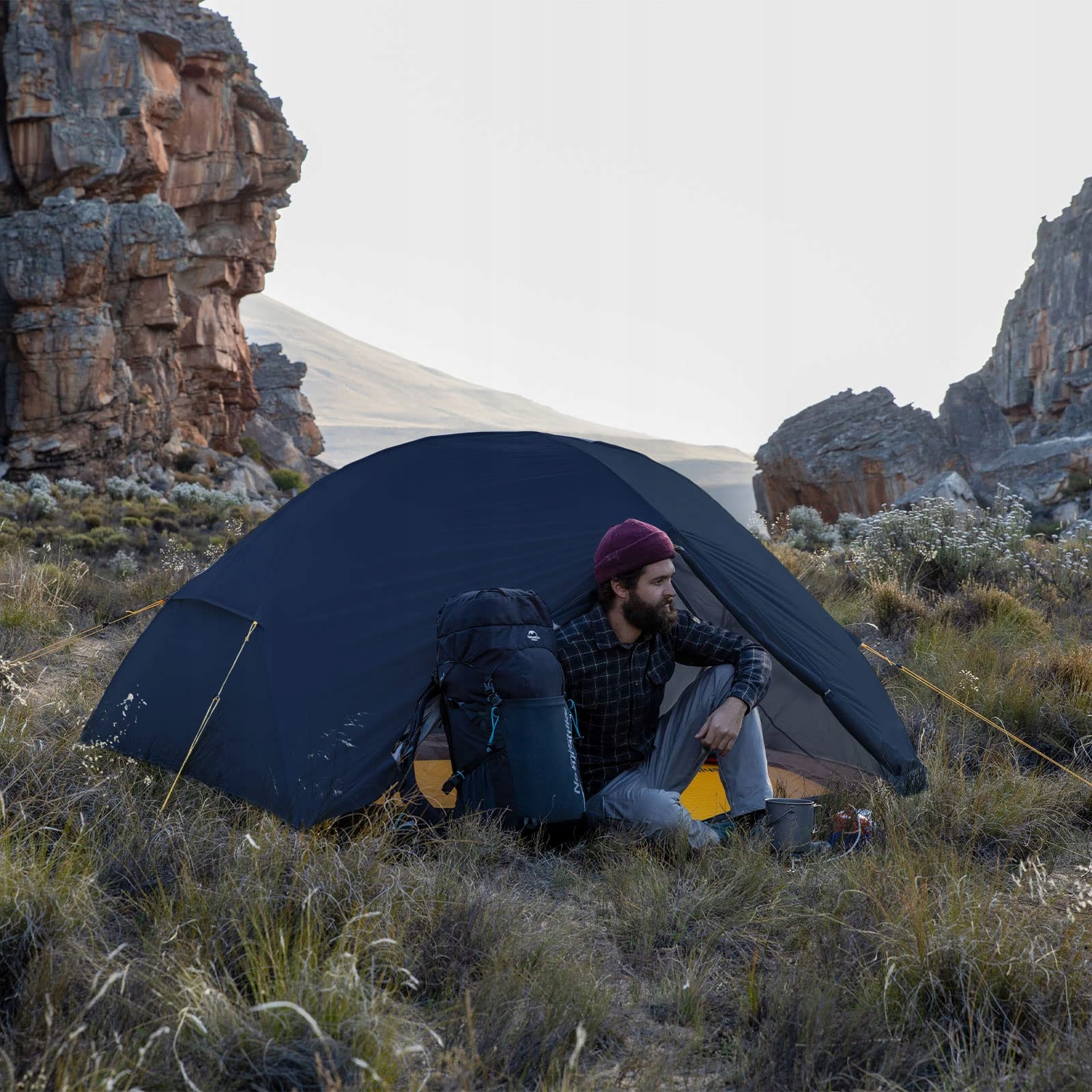 NATUREHIKE Mongar Namiot 2 Osobowy Ultralekki Camping Trekking 3 Sezony — miniatura 7