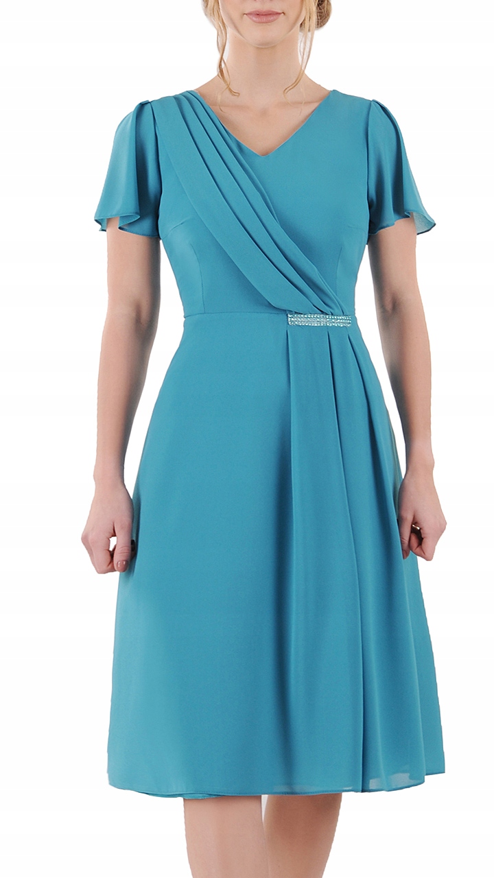 Šaty Malwina 44 let na svatební hostina elegantní na slavnostní přijímání