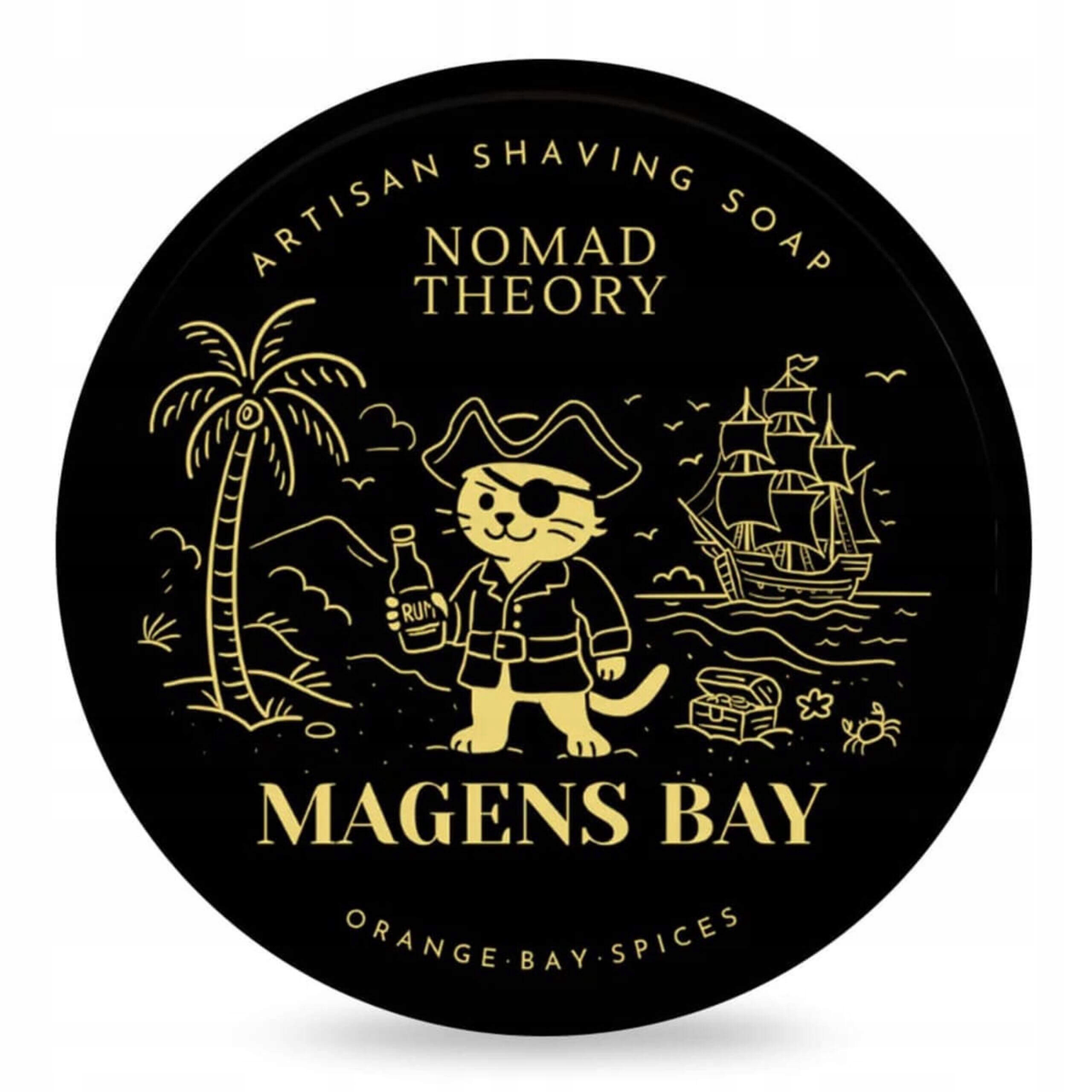 Nomad Theory Mýdlo na holení Shaving soap Magens Bay 150 ml