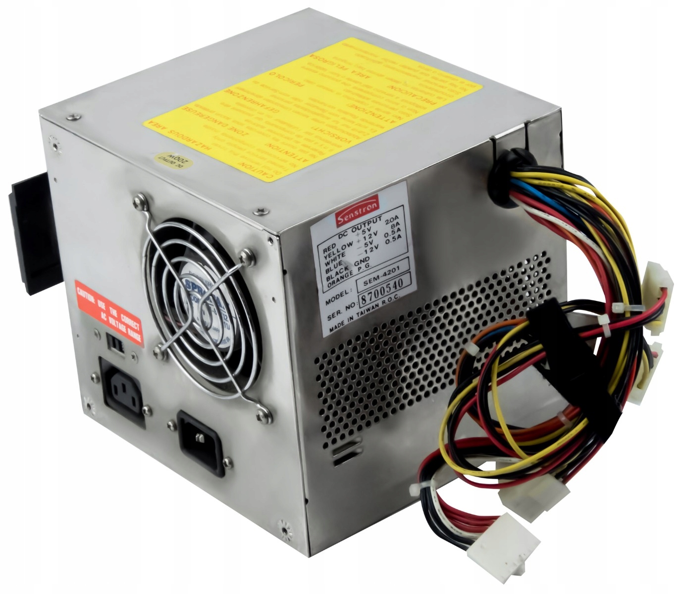 ИСТОЧНИК ПИТАНИЯ SENSTRON SEM-4201 200W AT AUX MOLEX