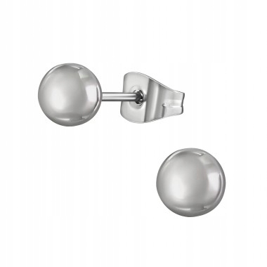 

Kolczyk stal chirur 316L srebrny Sztuka kulka 5 mm