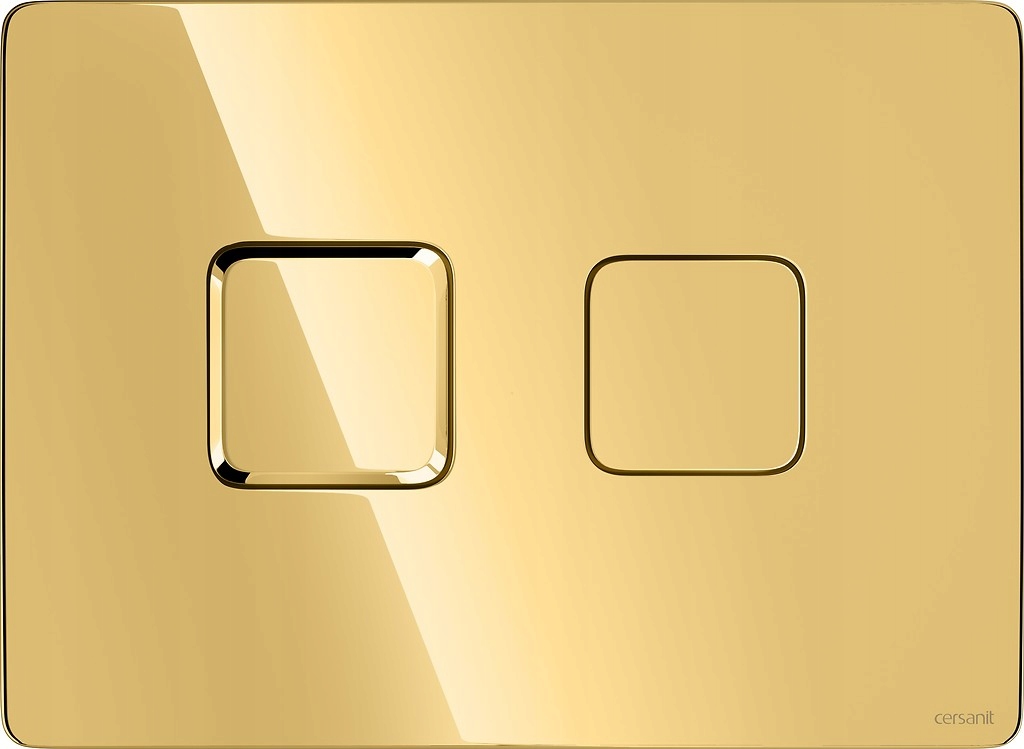 Przycisk Spłukujący Pneumatyczny Cersanit Accento Square Złoty K97-463