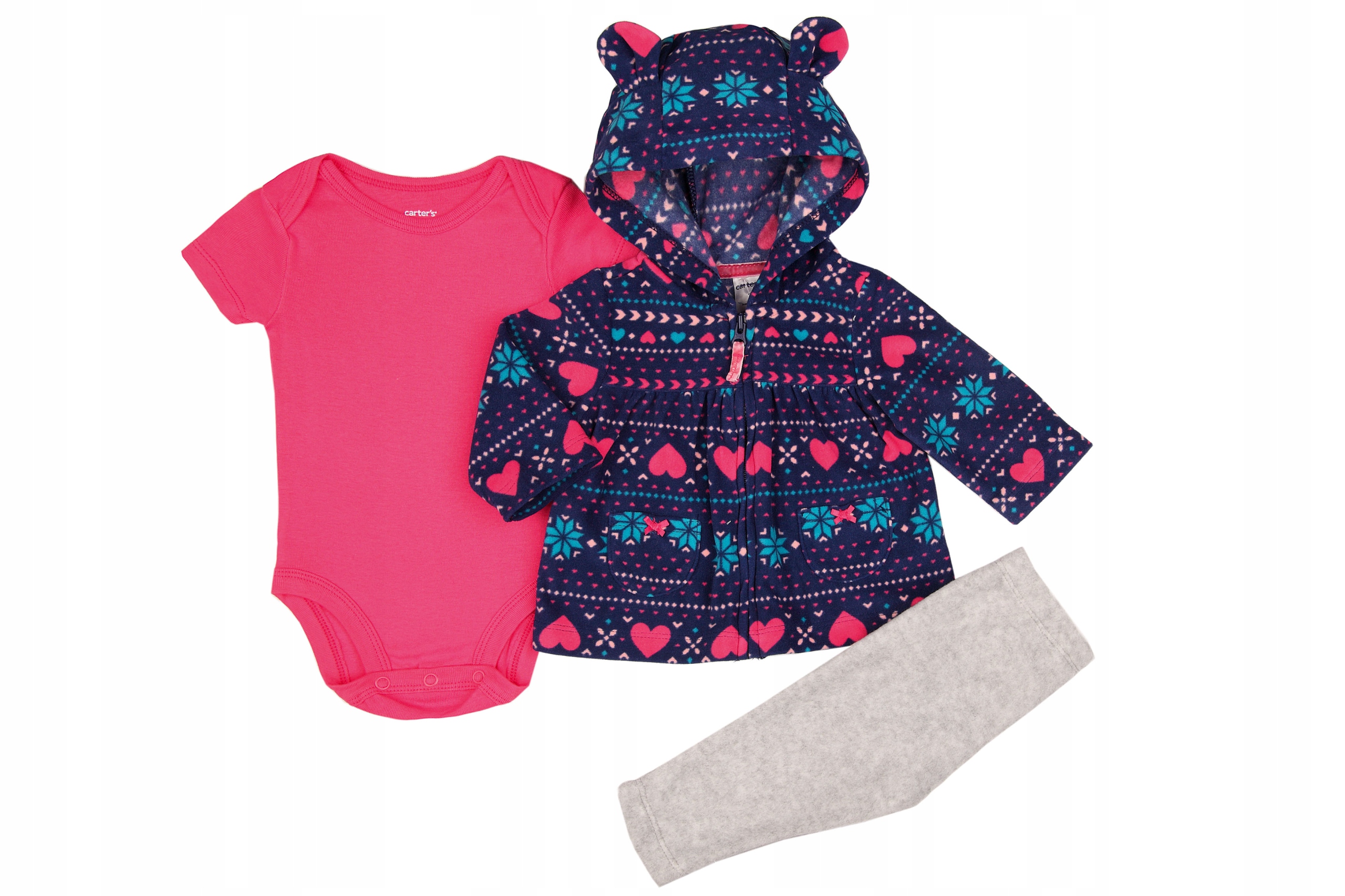 KOMPLET NIEMOWLĘCY CARTERS 3M (62CM)