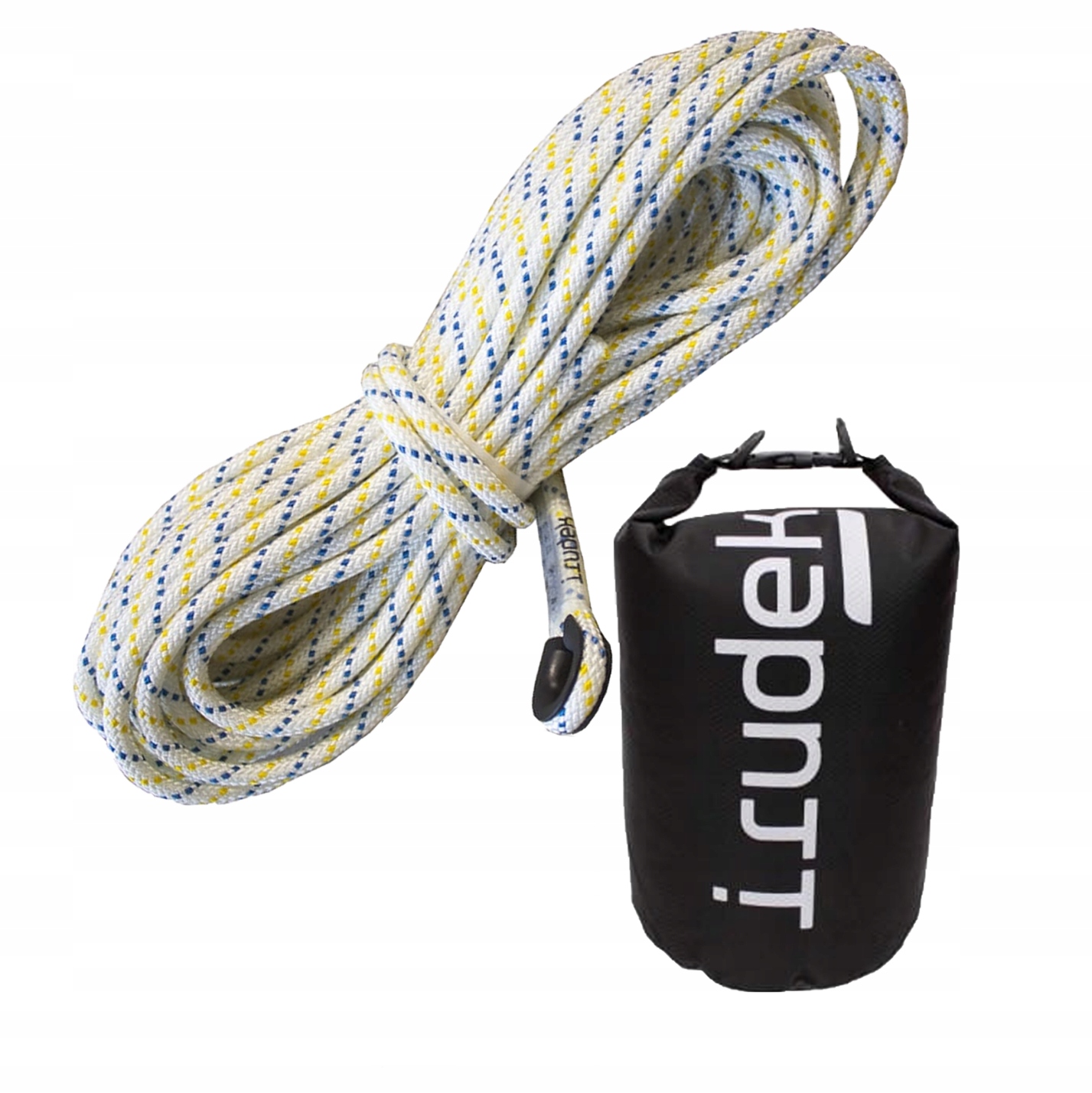 Zajišťovací sada Irudek Polostatická šňůra Bílá 20 m voděodolný vak