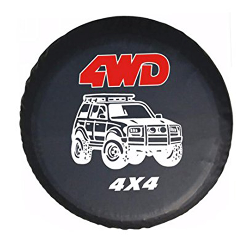 Pokrowiec na Koło Zapasowe R15 R16 72x24cm czarny nadruk Off-Road Snakeman
