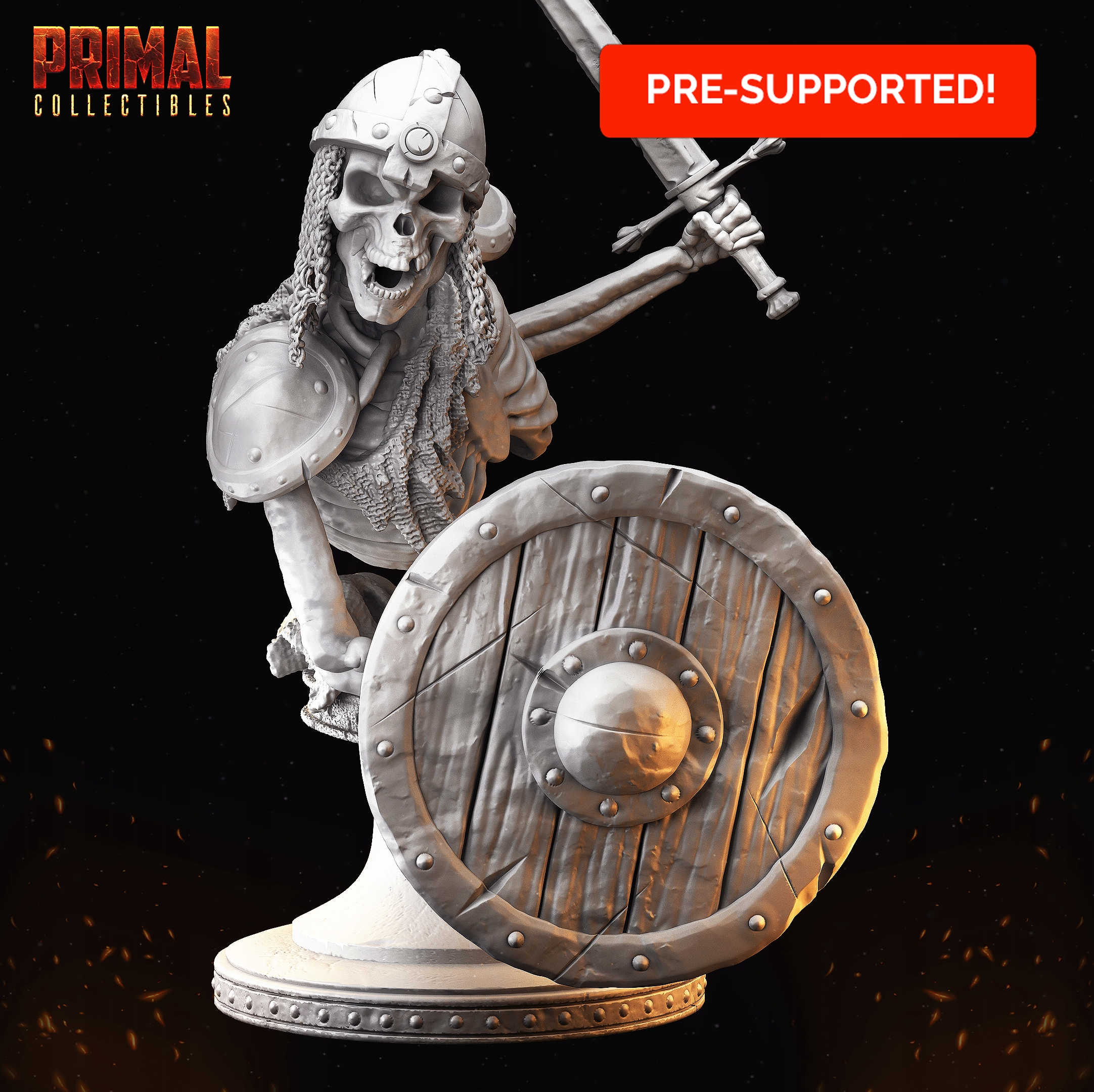 Skeletová busta Primal Collectibles