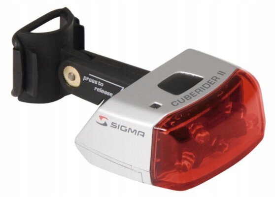 

* Sigma Sport Cuberider II Tylna Lampka Led 5 Diód
