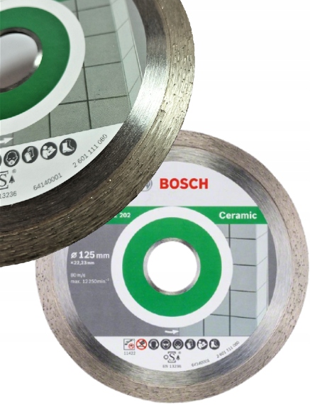 

Tarcza diamentowa tnąca ceramika płytki Bosch 125