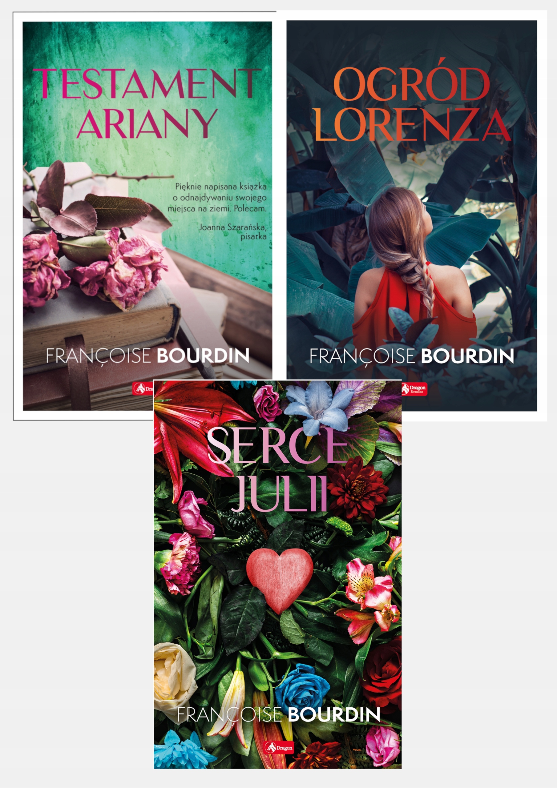 

Zestaw Romans Francuski Francoise Bourdin 3w1