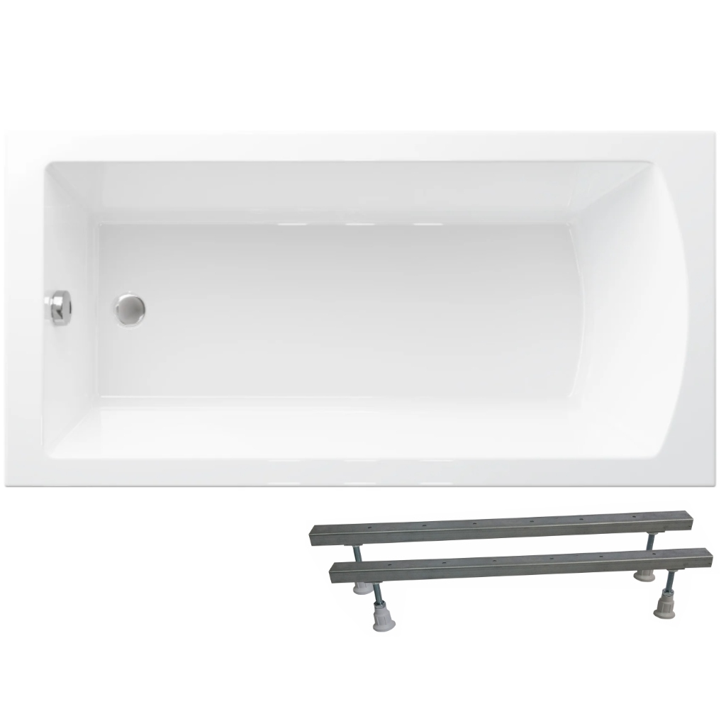 Polimat univerzální obdélníková vana Tola 150x75 pro zabudování bonus