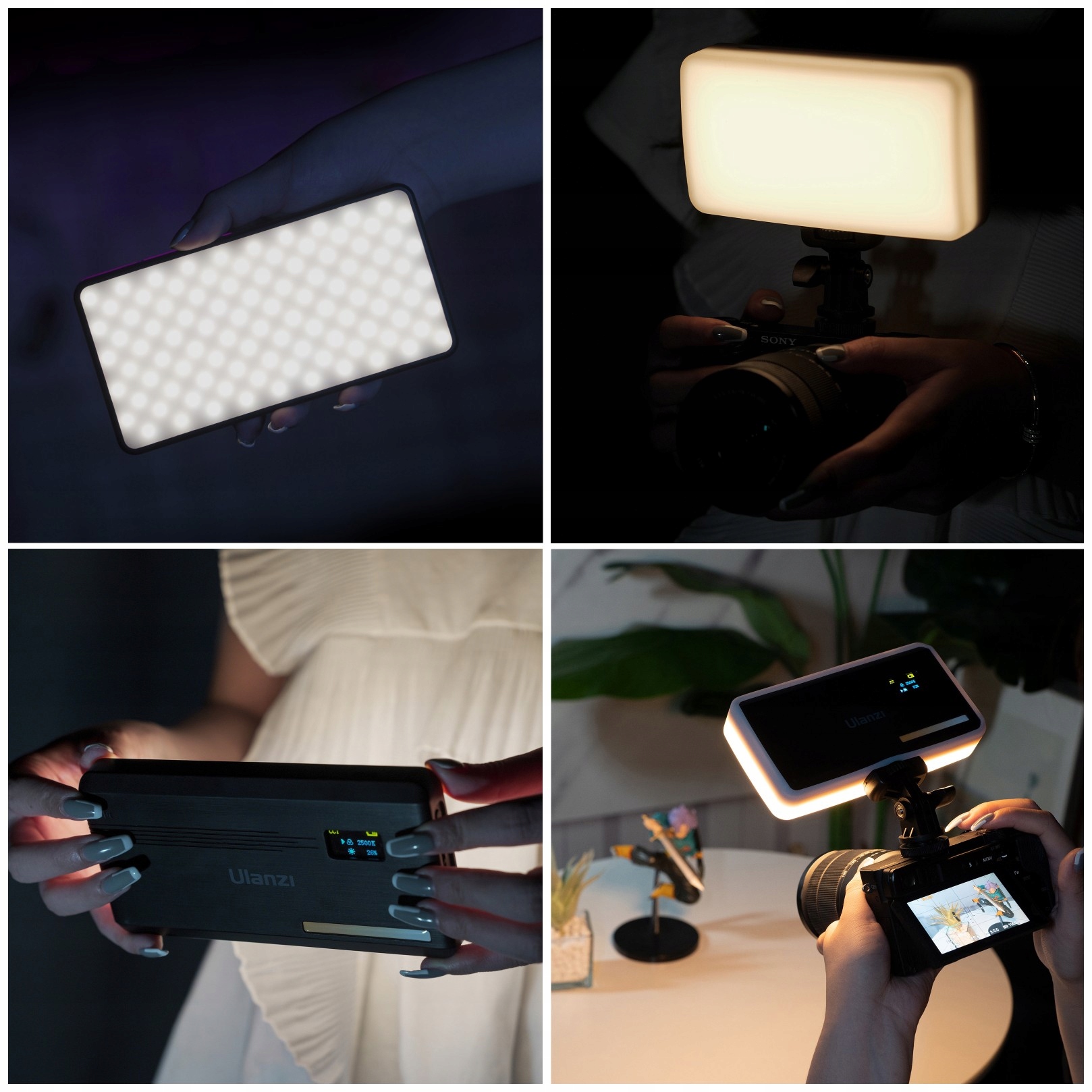 Lampa 200 LED Video Ulanzi VL200 Bi-Color 5000mAh Stan opakowania oryginalne