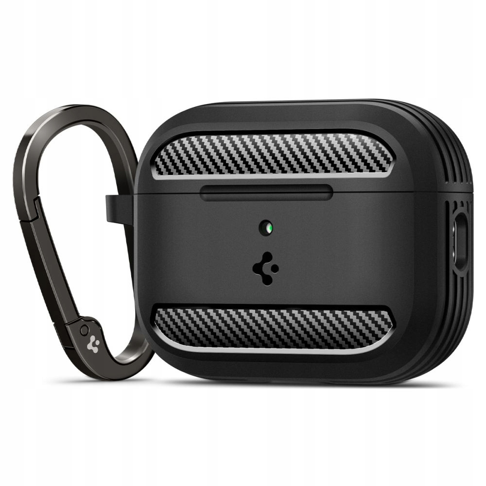 Pouzdro na sluchátka AirPods Pro 3 Rugged Armor černá matná barva
